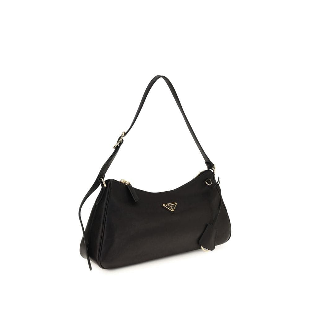 Prada Black Calf Leather Bos Taurus Shoulder Bag - 2
