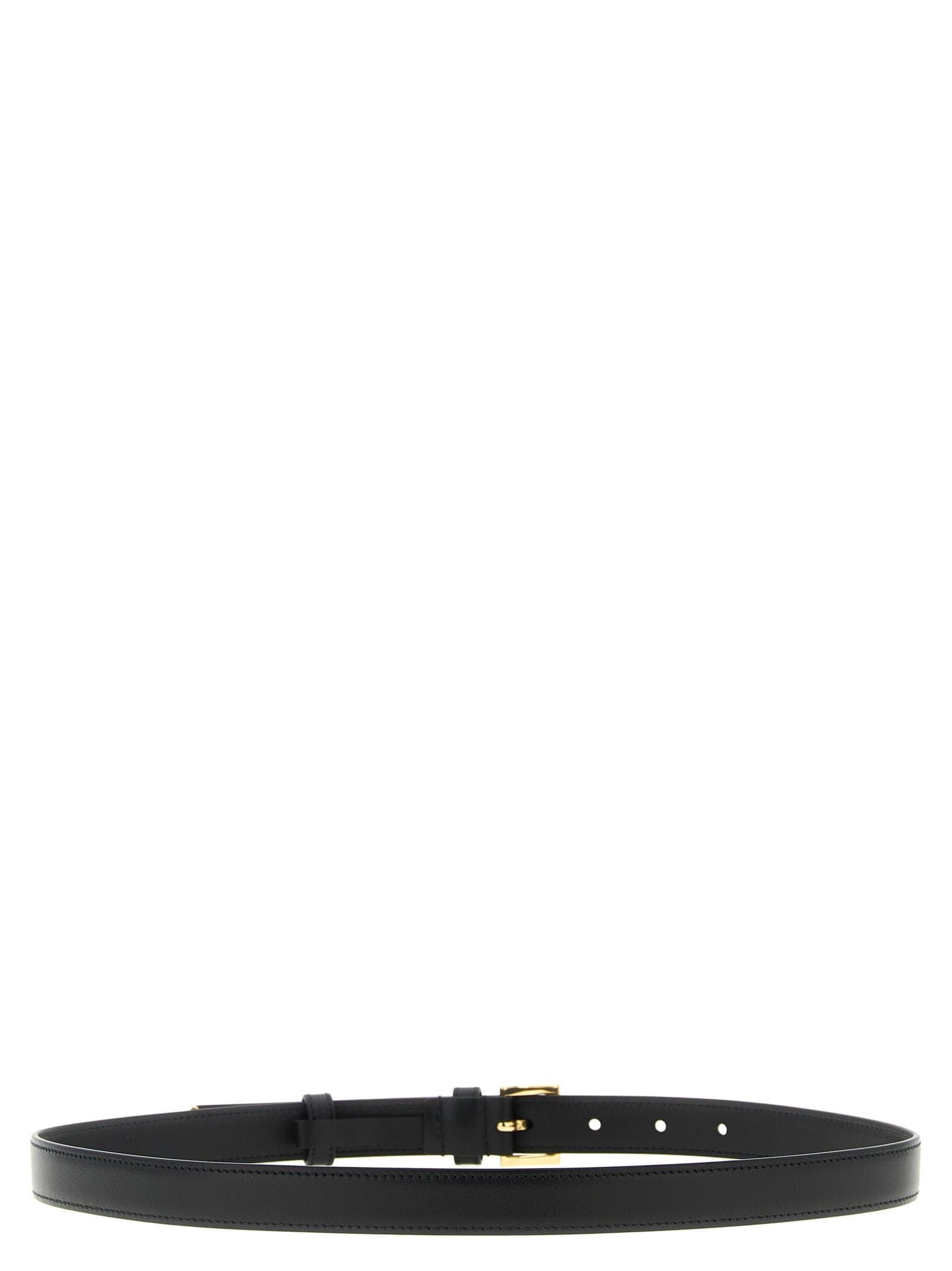 Prada Black Calfskin Regular Belt - 2