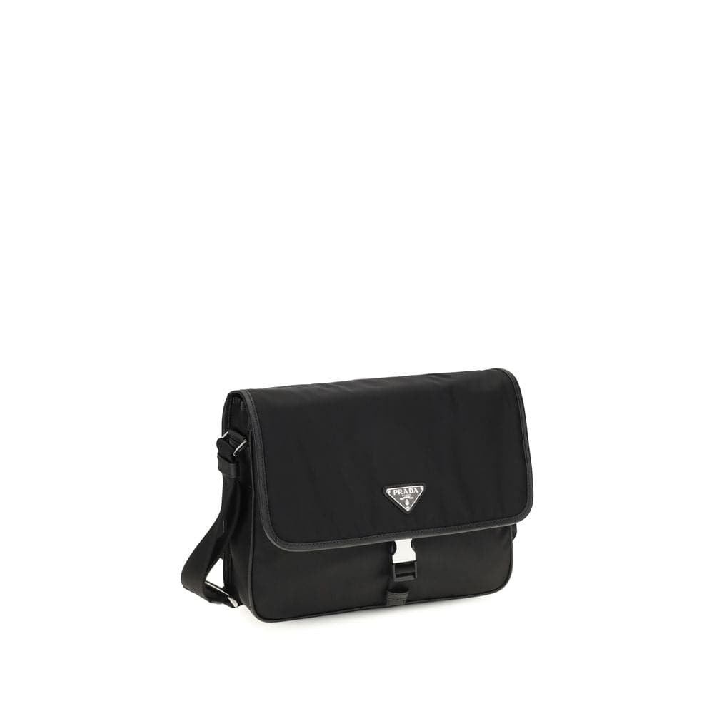 Prada Black Recycled Polyamide Shoulder Bag - 2