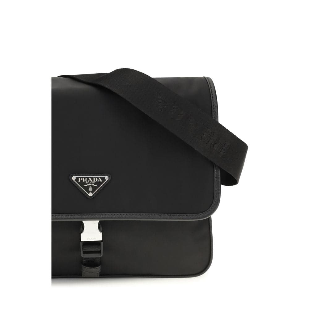 Prada Black Recycled Polyamide Shoulder Bag - 4