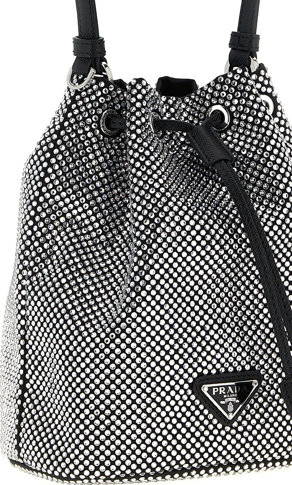 Prada Gray Viscose Handbag - 3