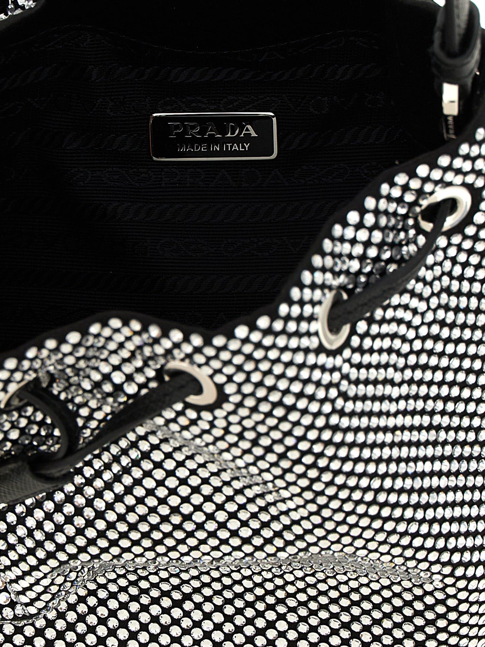 Prada Gray Viscose Handbag - 4