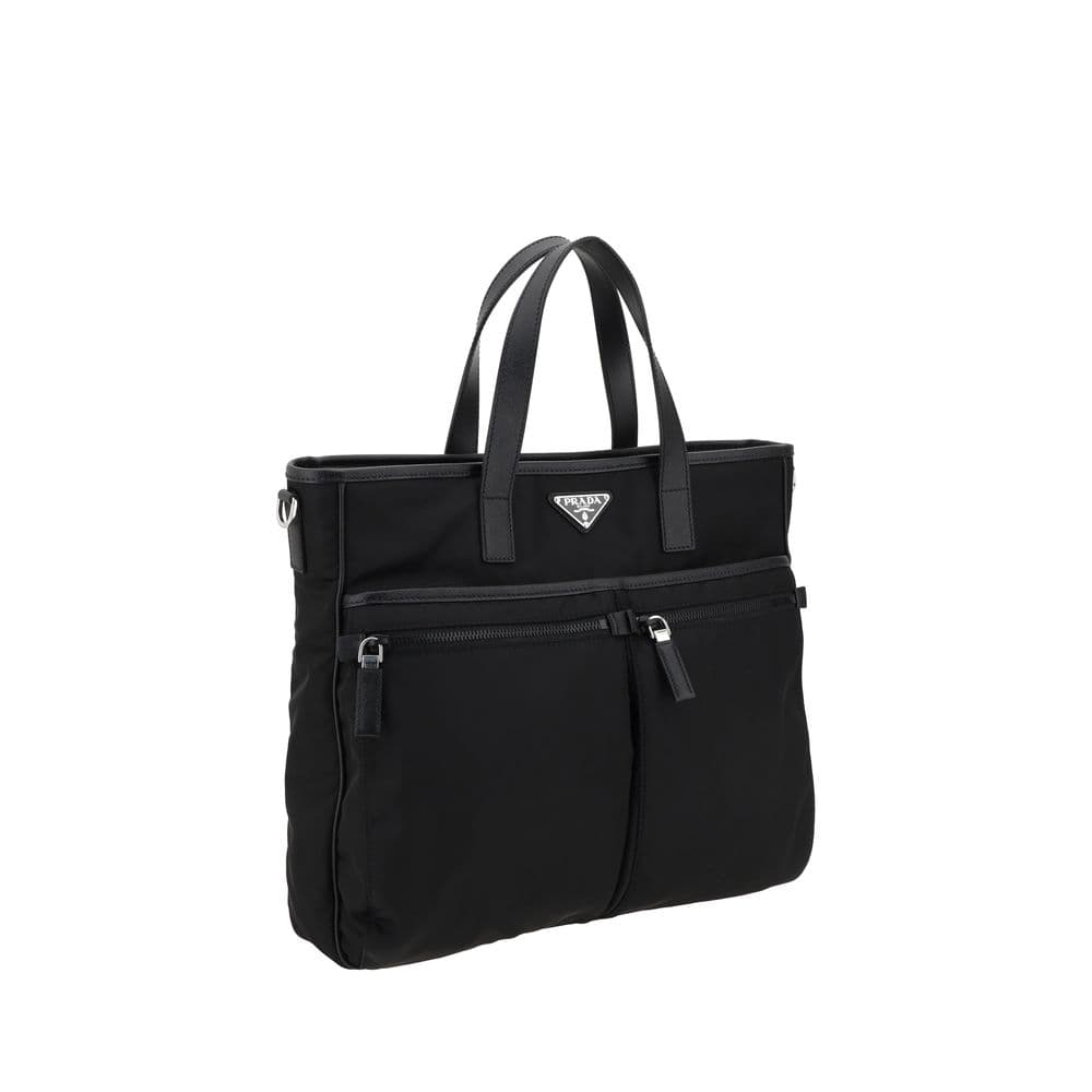 Prada Black Nylon Shoulder Bag - 2