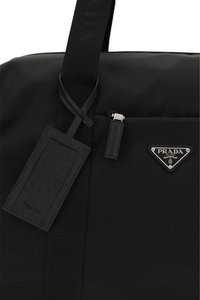 Prada Black Recycled Polyamide Luggage And Travel - 4