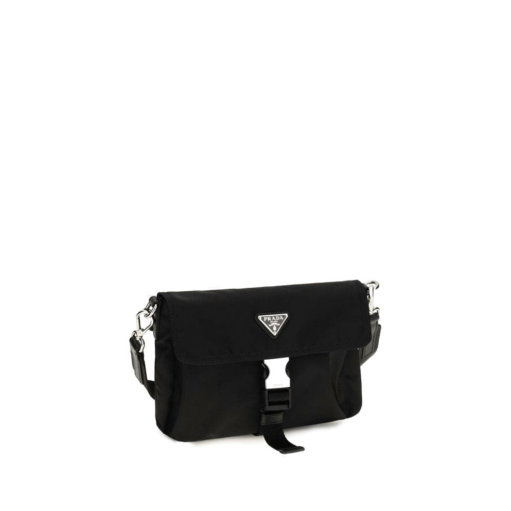 Prada Black Recycled Polyamide Shoulder Bag - 2