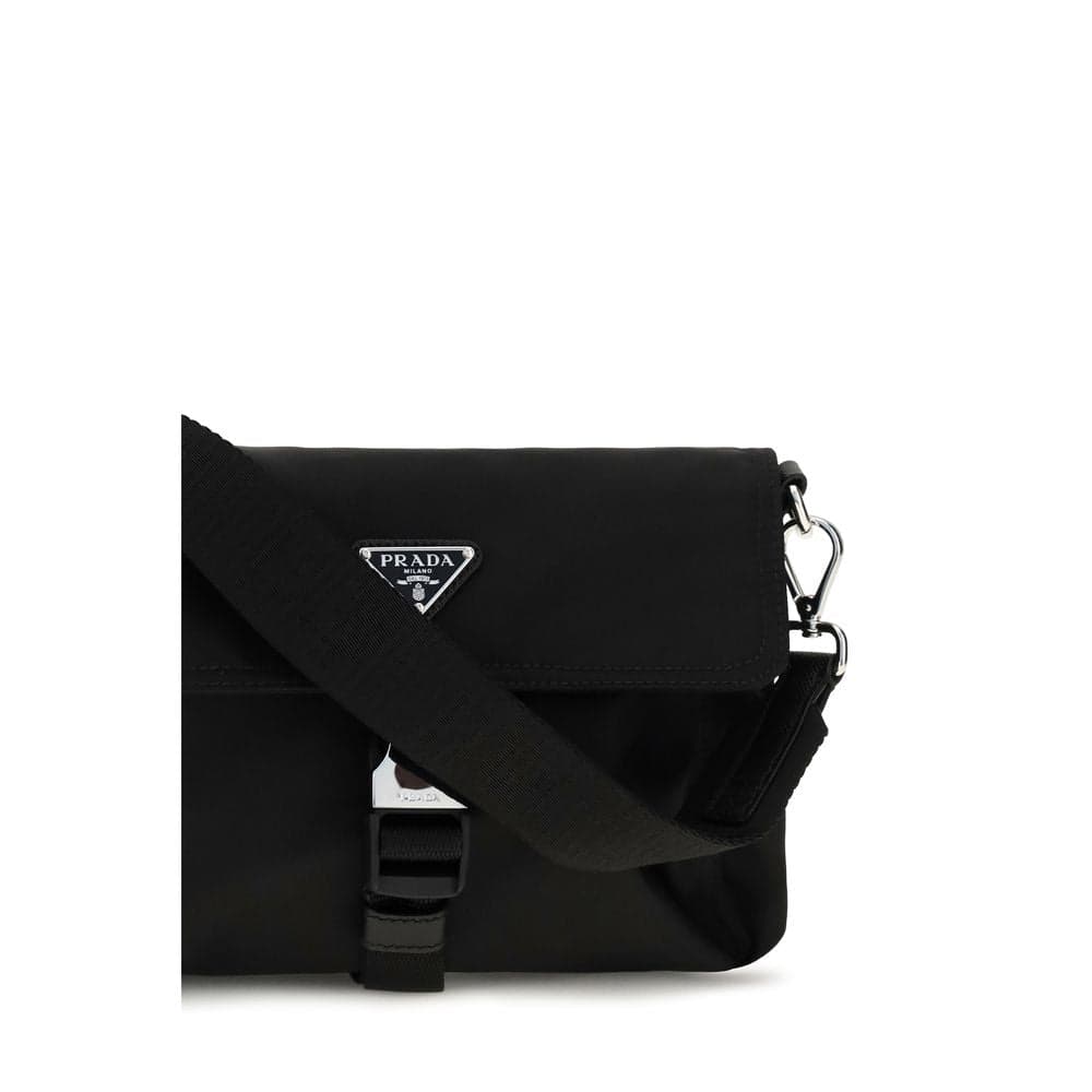 Prada Black Recycled Polyamide Shoulder Bag - 4