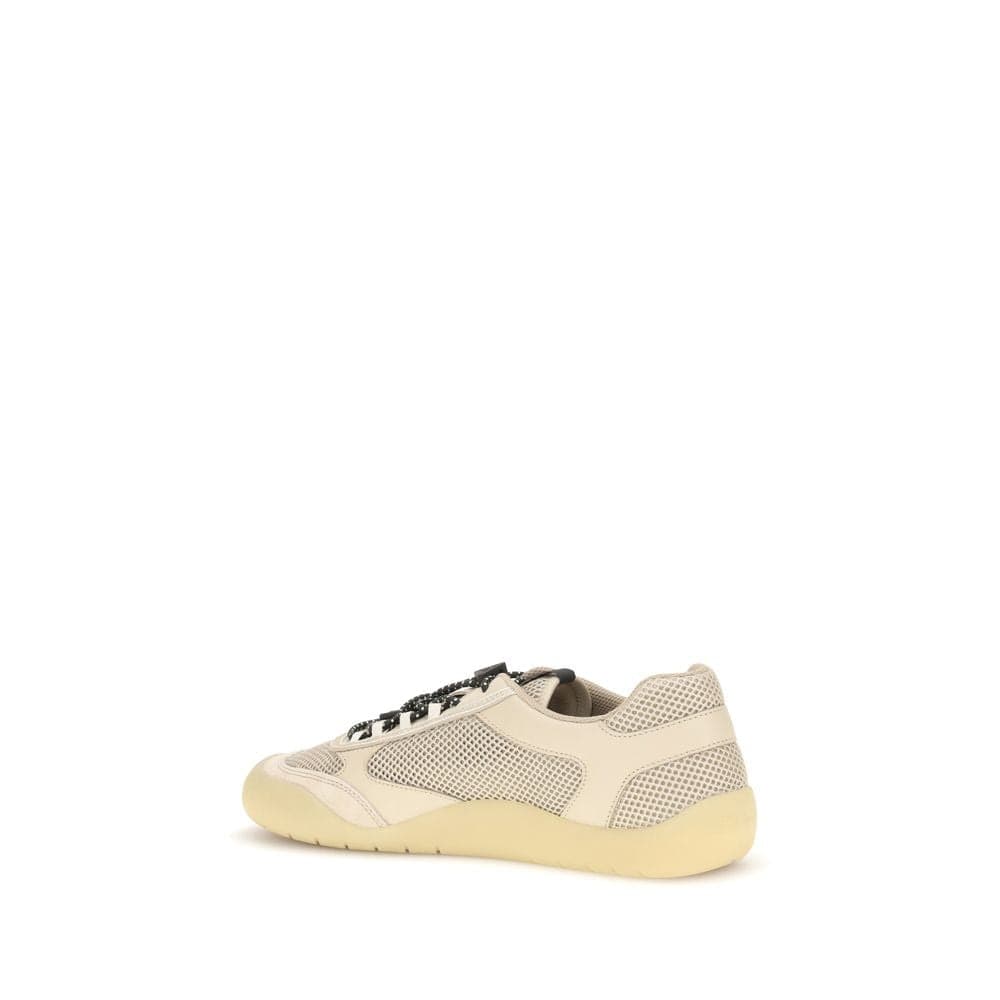 Prada Beige Polyester Athletic Sneakers - 3