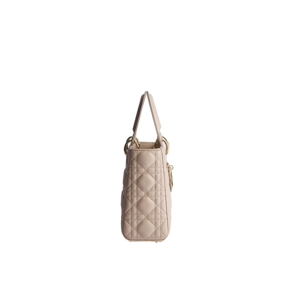 Dior Beige Lamb Leather Handbag - 2