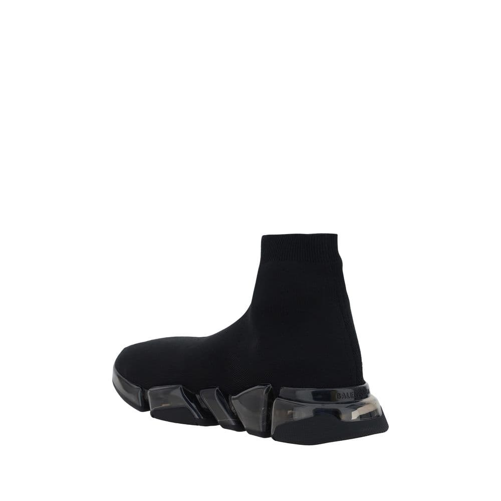 Balenciaga Black Polyester Athletic Sneakers - 3