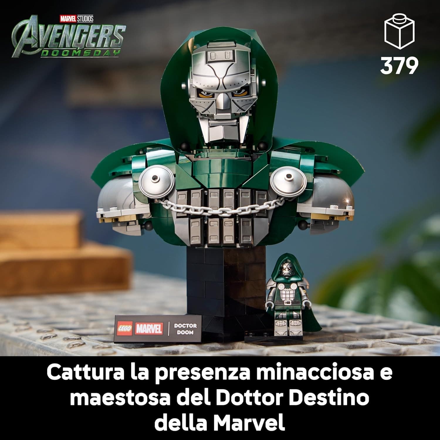 Lego Marvel - Busto del Dottor Destino 76345 - 3