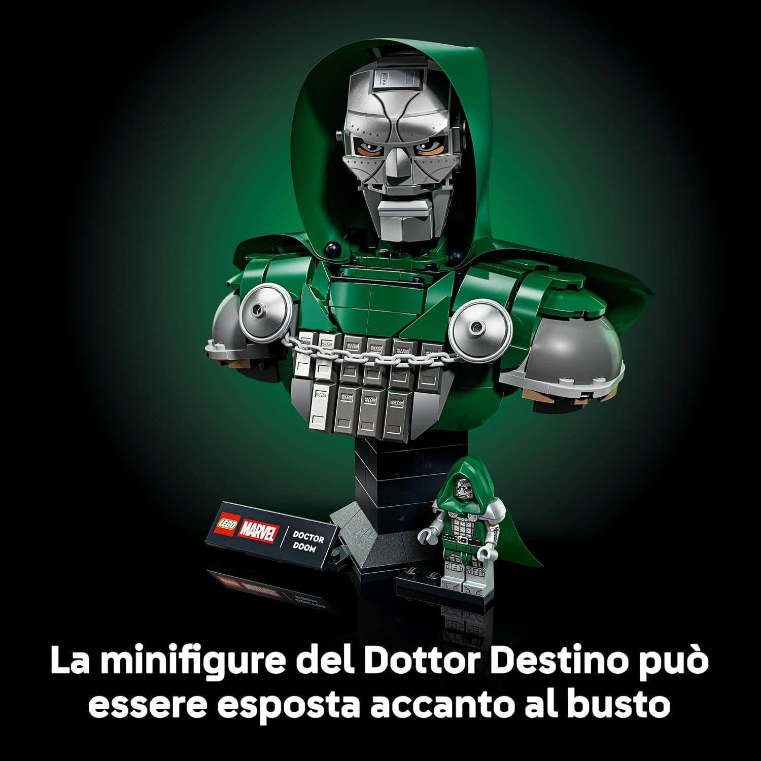 Lego Marvel - Busto del Dottor Destino 76345 - 6