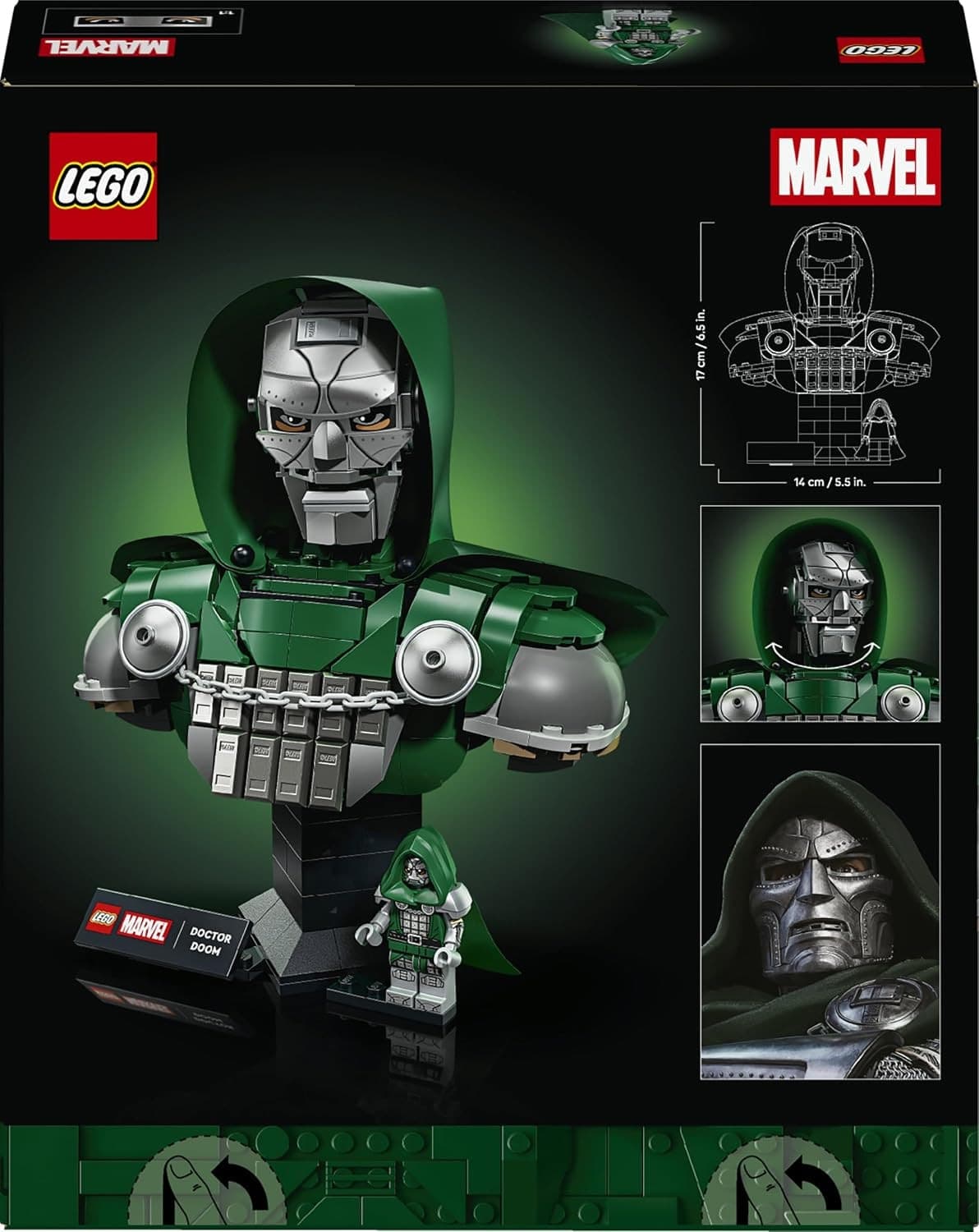 Lego Marvel - Busto del Dottor Destino 76345 - 8