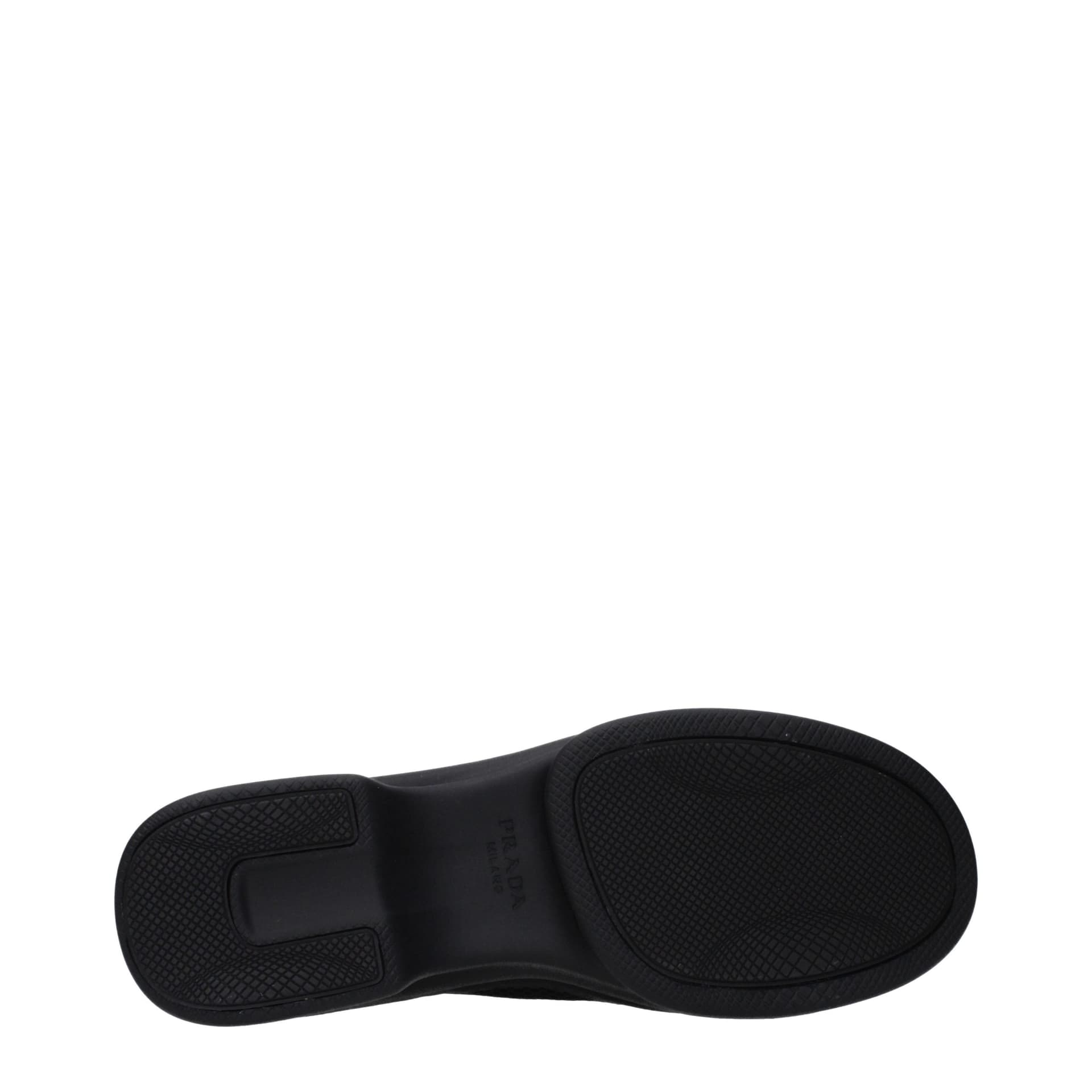 Prada Black Fabric Low Top Sneakers - 5