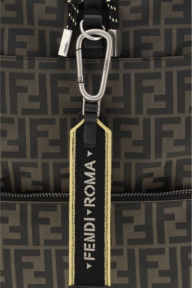Fendi Brown Polyester Backpack - 3
