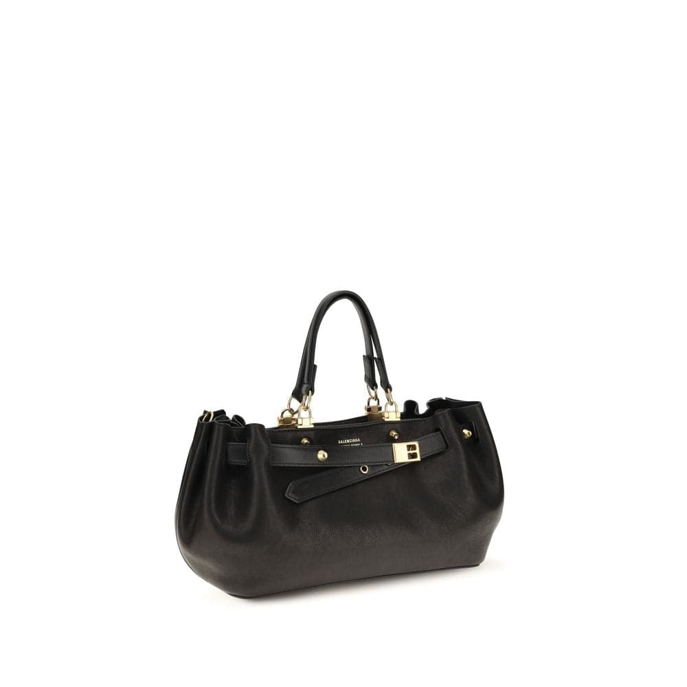 Balenciaga Black Lamb Ovis Aries Shoulder Bag - 2