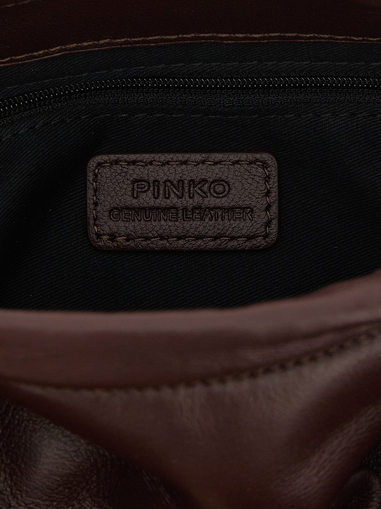 PINKO Bordeaux Lambskin Clutch Bag - 4