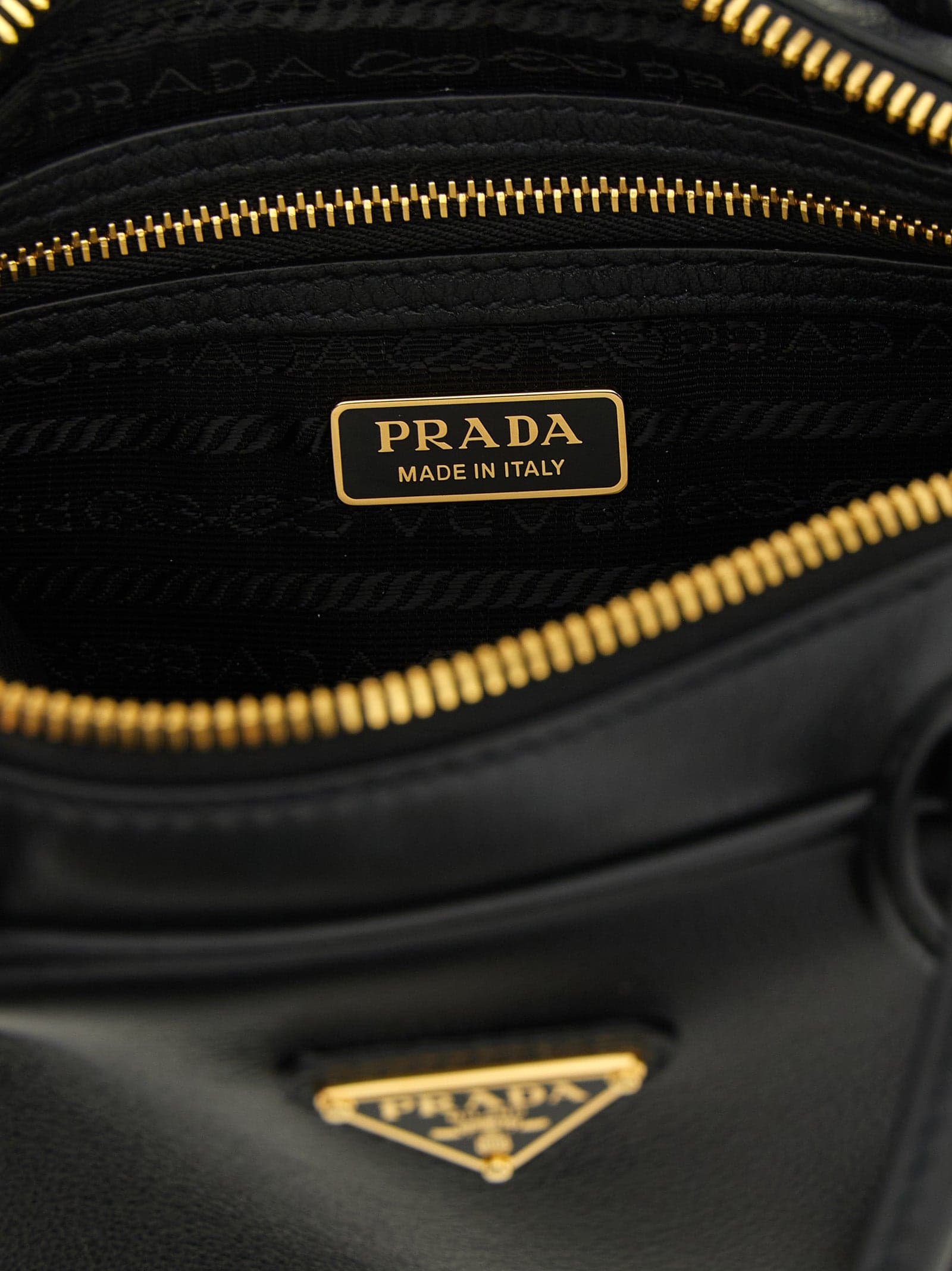Prada Black Calfskin Handbag - 4