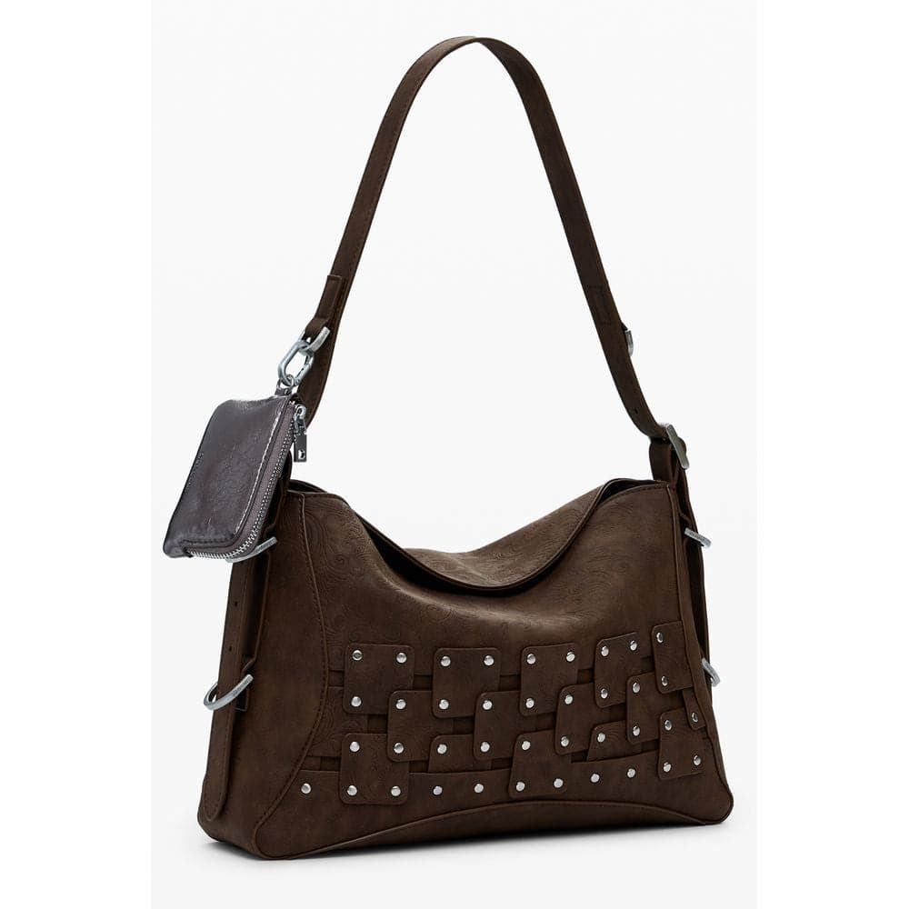 Desigual Marrone Poliuretano Women Handbag - 2