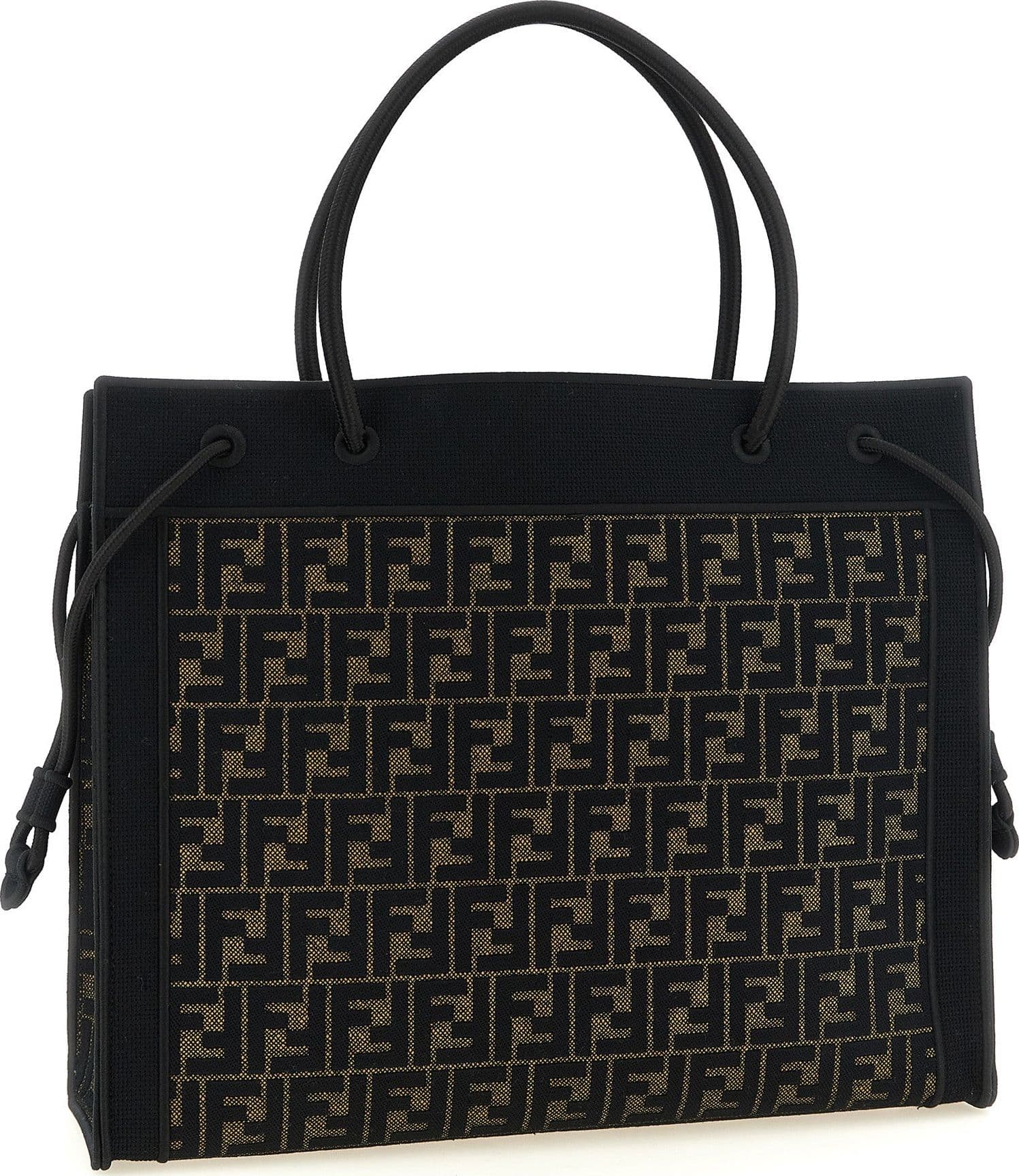 Fendi Brown Cotton Tote Bag - 2