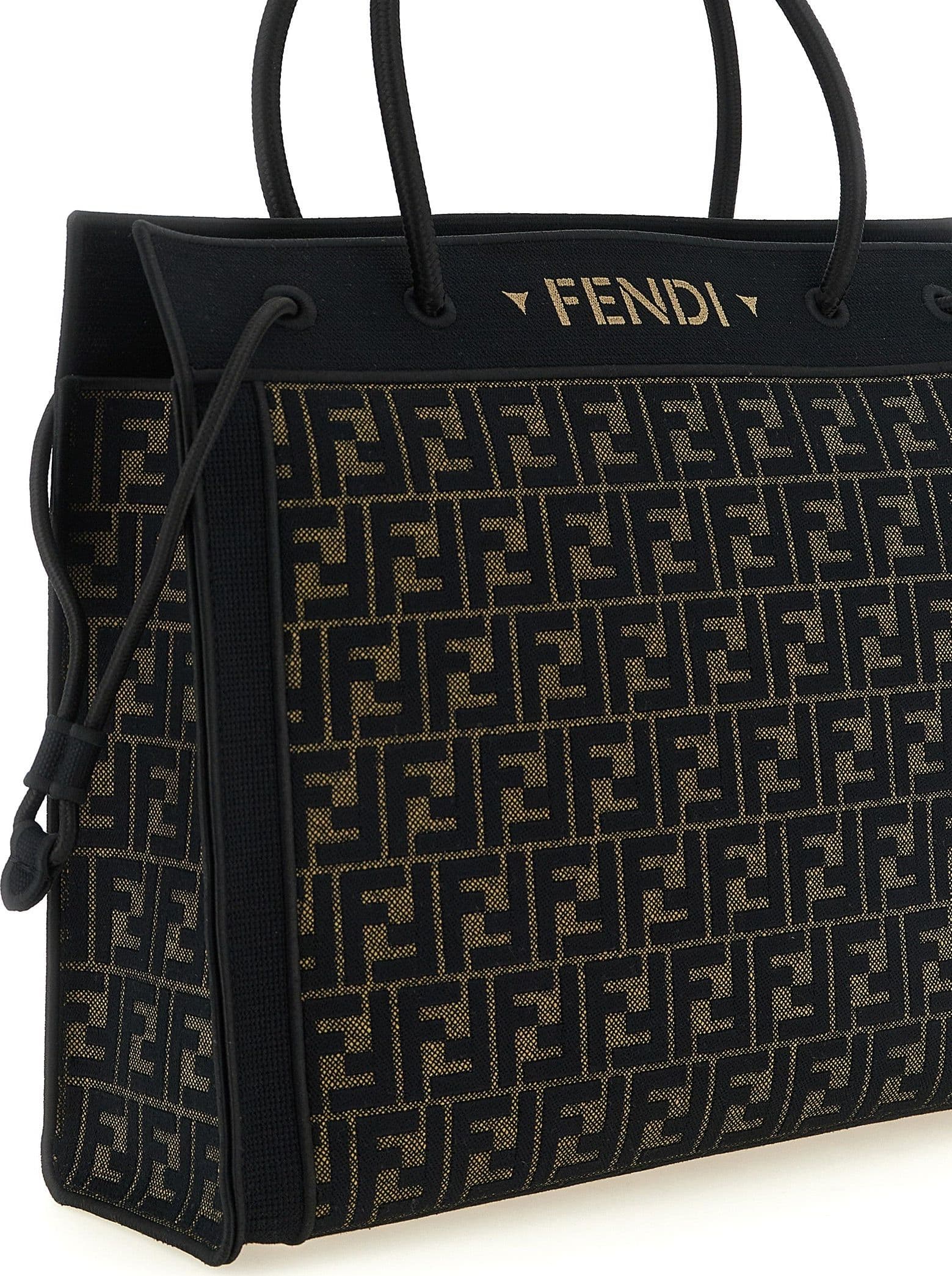 Fendi Brown Cotton Tote Bag - 3