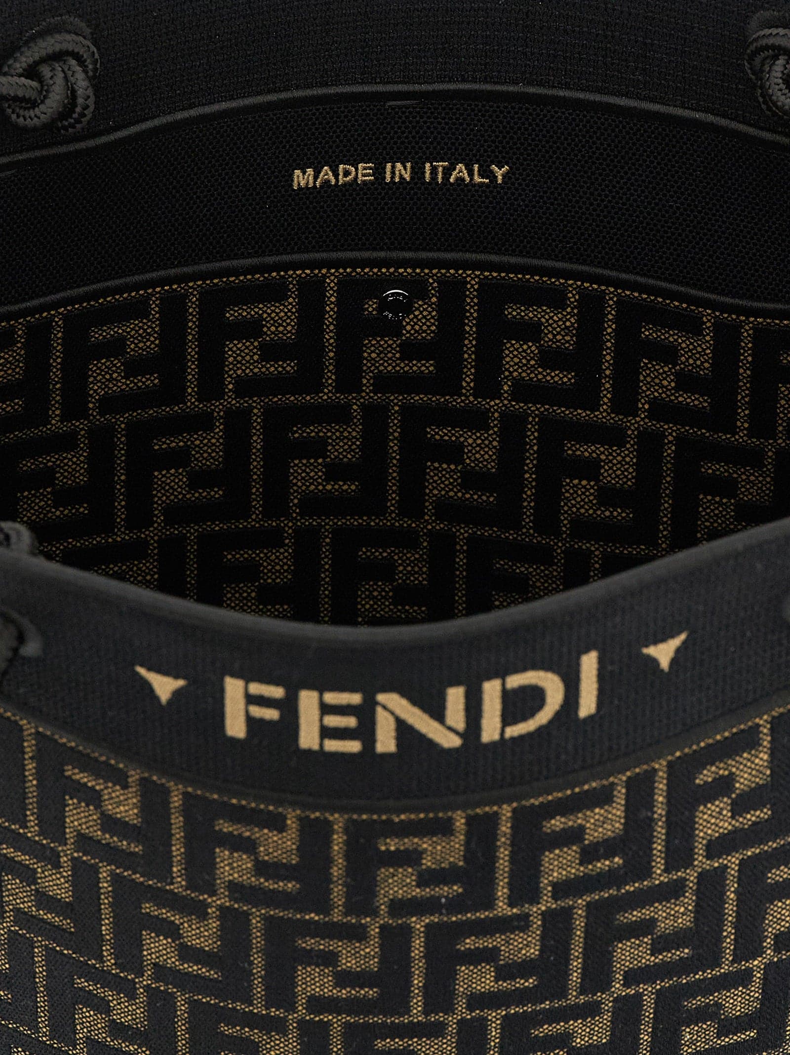 Fendi Brown Cotton Tote Bag - 4