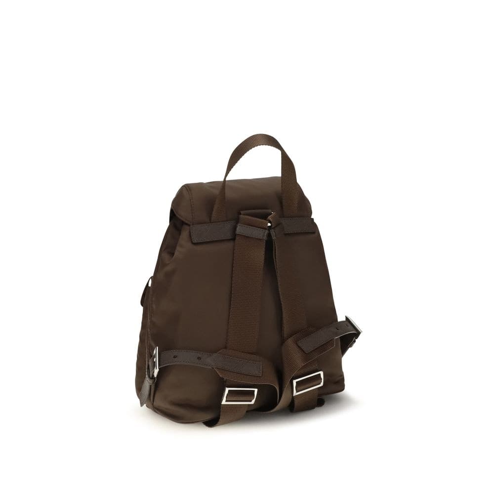 Prada Brown Nylon Backpack - 3