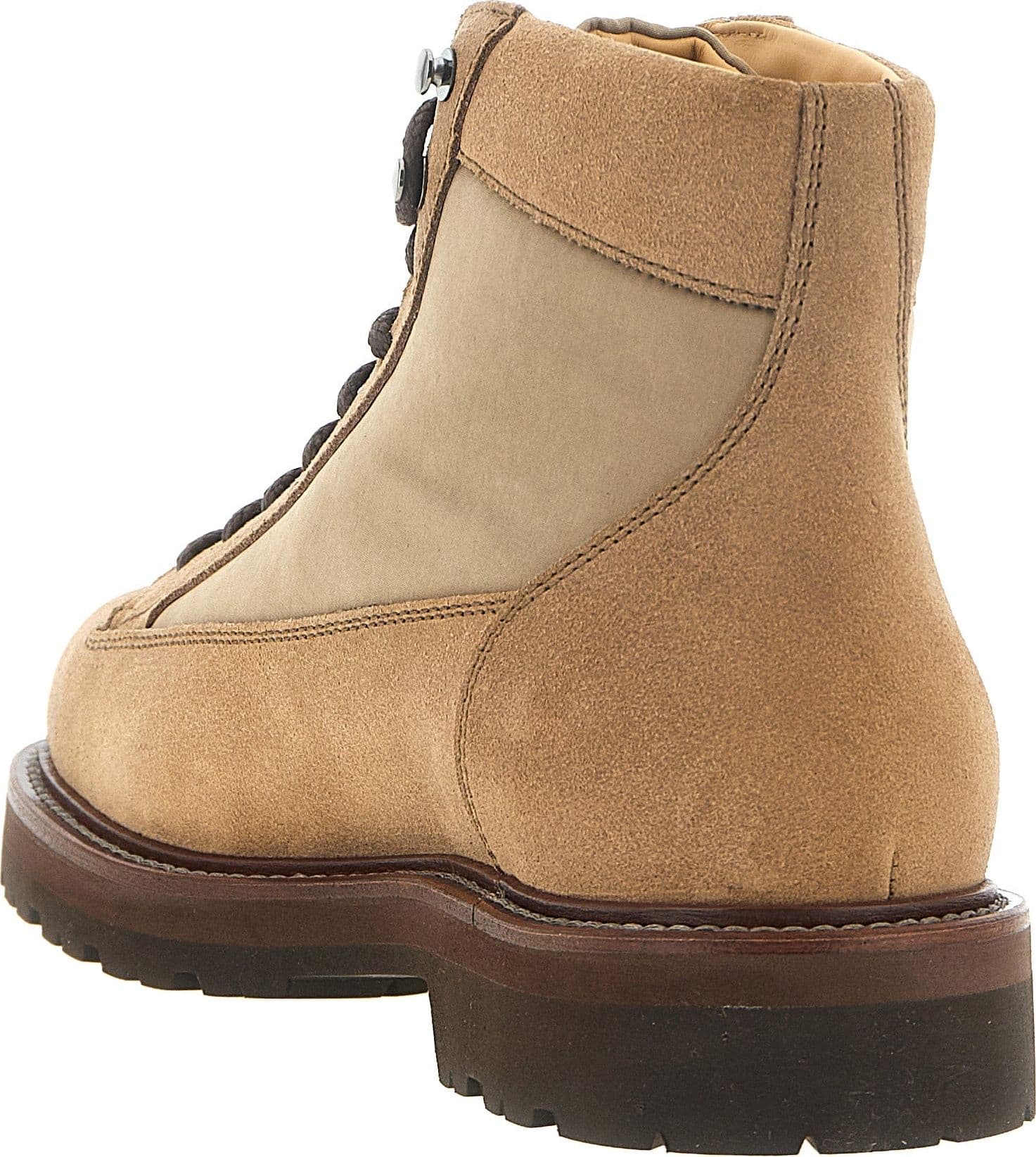 Brunello Cucinelli Beige Calfskin Ankle Boots - 3