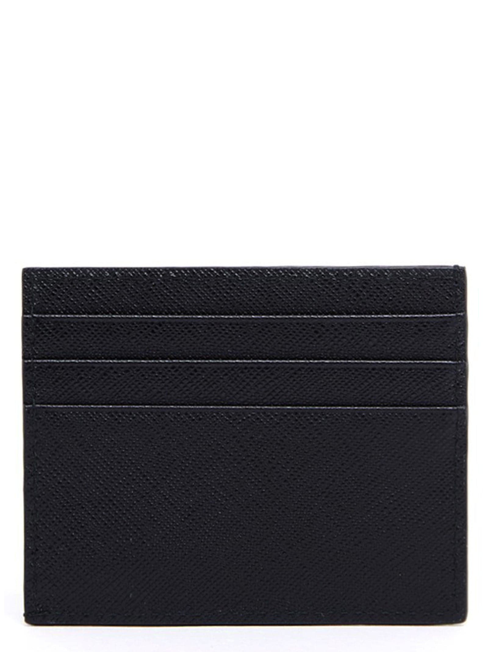 Prada Black Calfskin Cardholder - 2