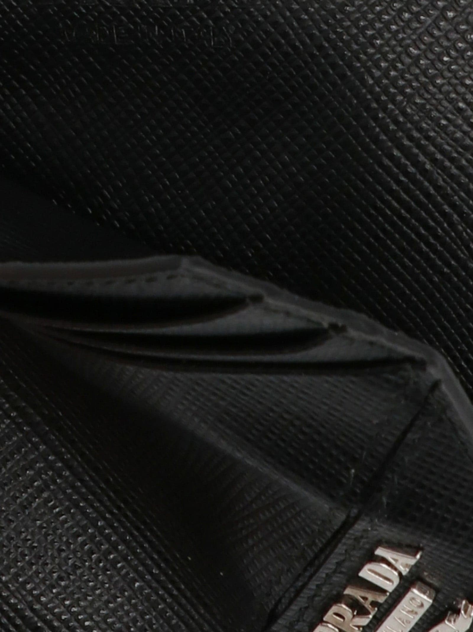 Prada Black Calfskin Cardholder - 3