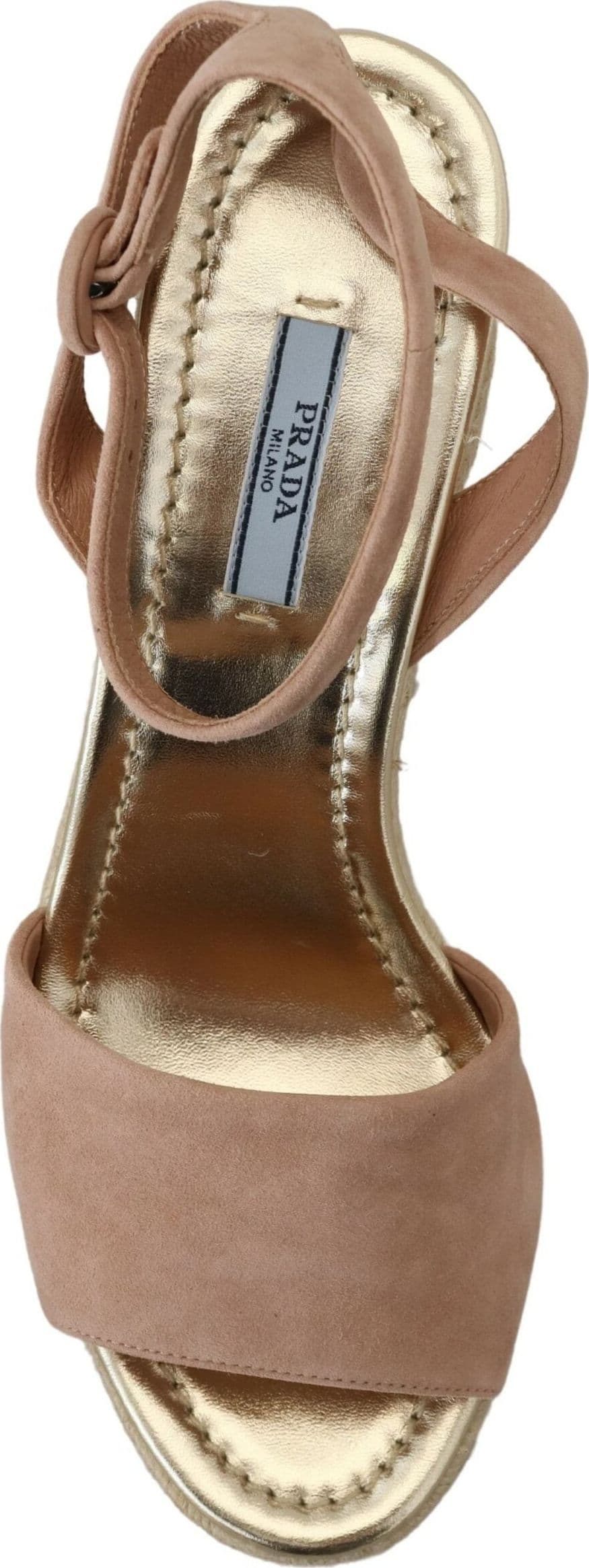 Prada Pink Suede Leather Ankle Strap Sandals - 3