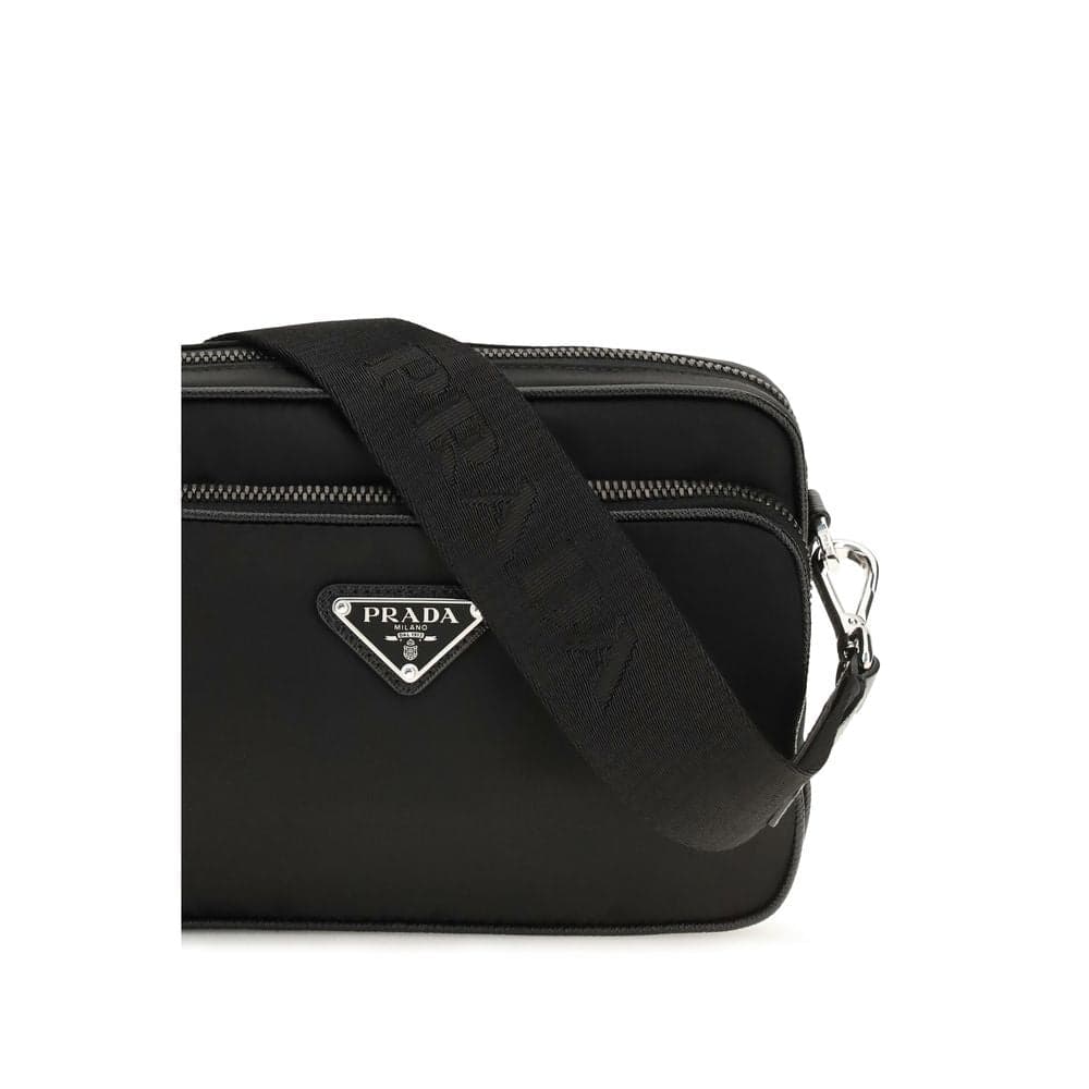 Prada Black Nylon Shoulder Bag - 4