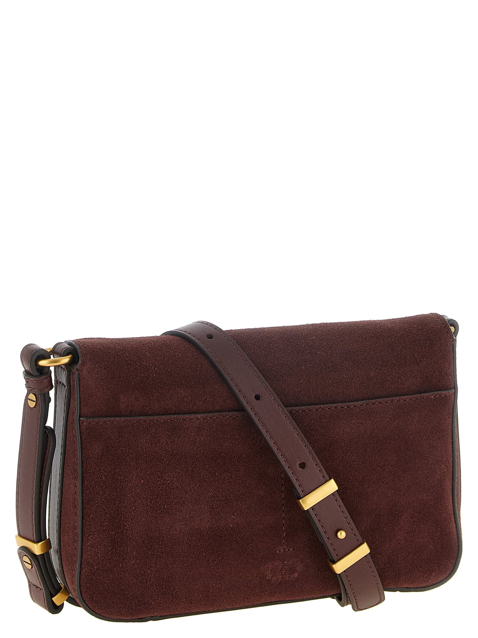 PINKO Bordeaux Calfskin Crossbody Bag - 2