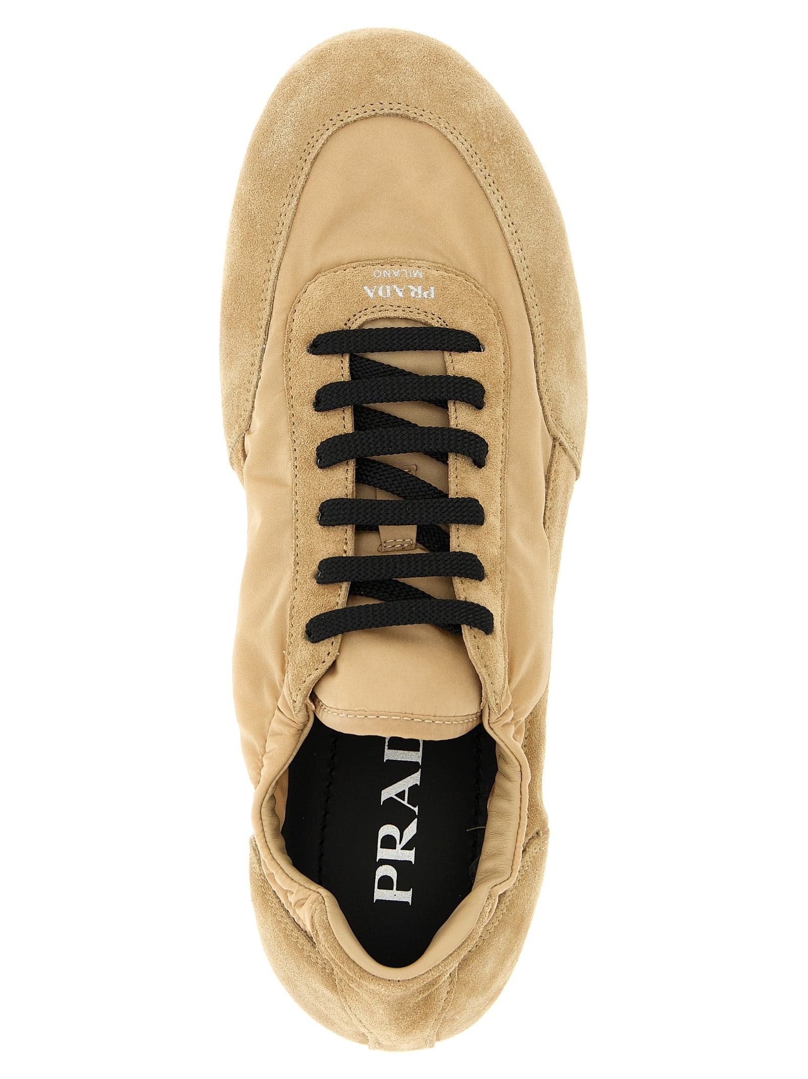 Prada Beige Polyamide Athletic Sneakers - 4