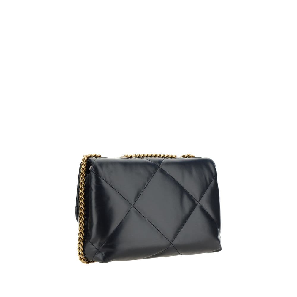 Tory Burch Black Lamb Ovis Aries Shoulder Bag - 3