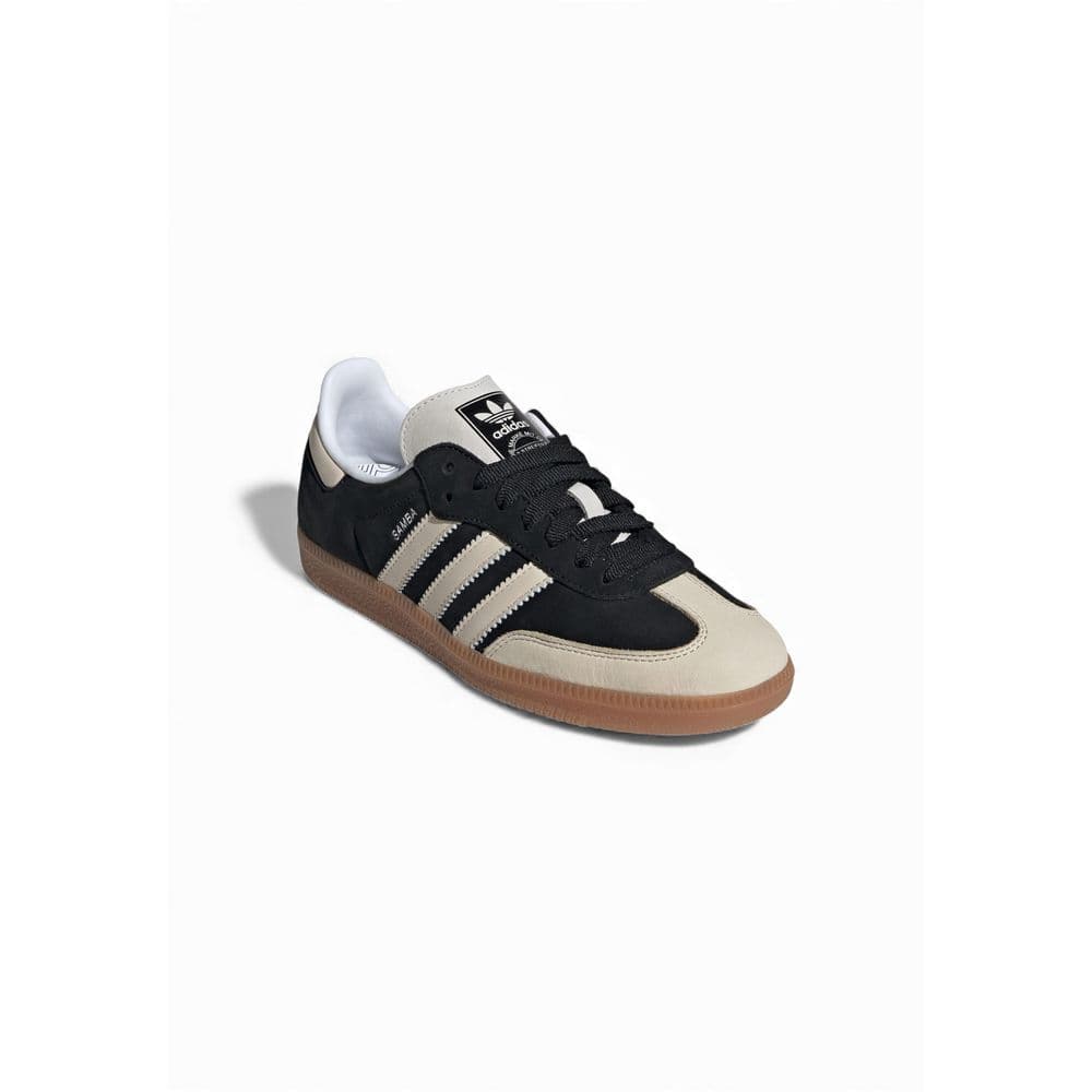 Adidas Originals Black Leather Low Top Sneakers - 3