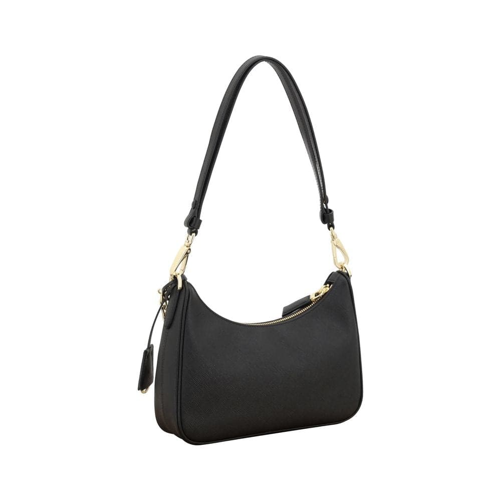 Prada Black Calf Leather Bos Taurus Shoulder Bag - 3