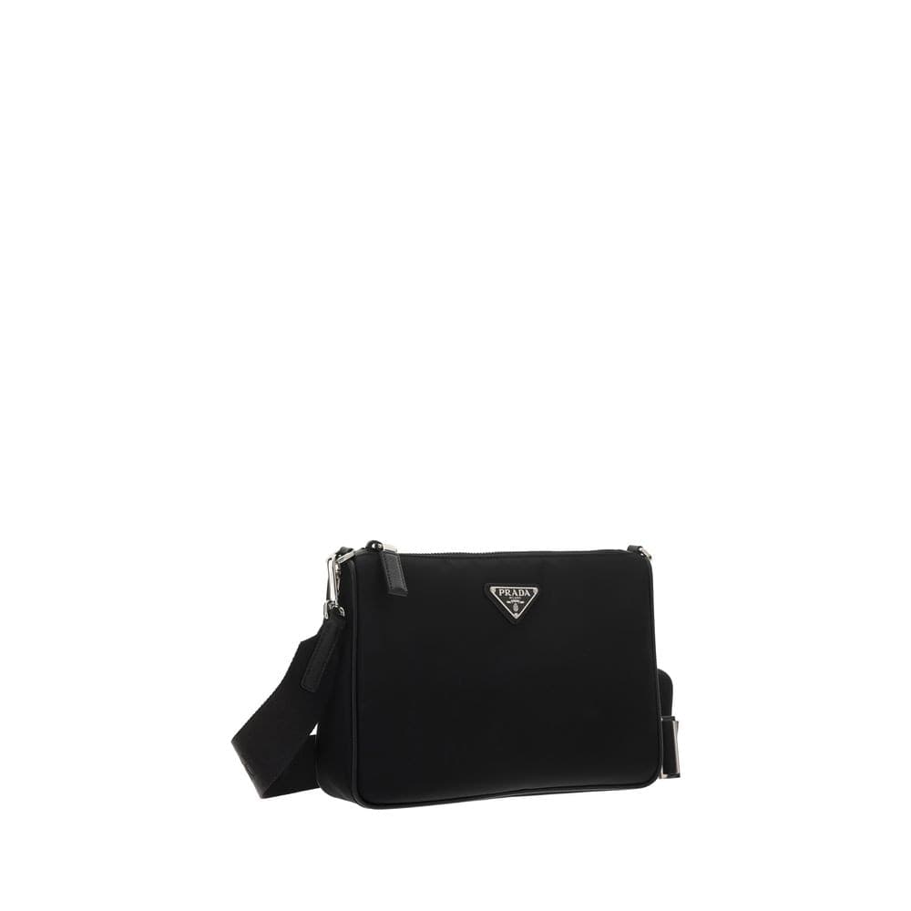 Prada Black Recycled Polyamide Shoulder Bag - 2