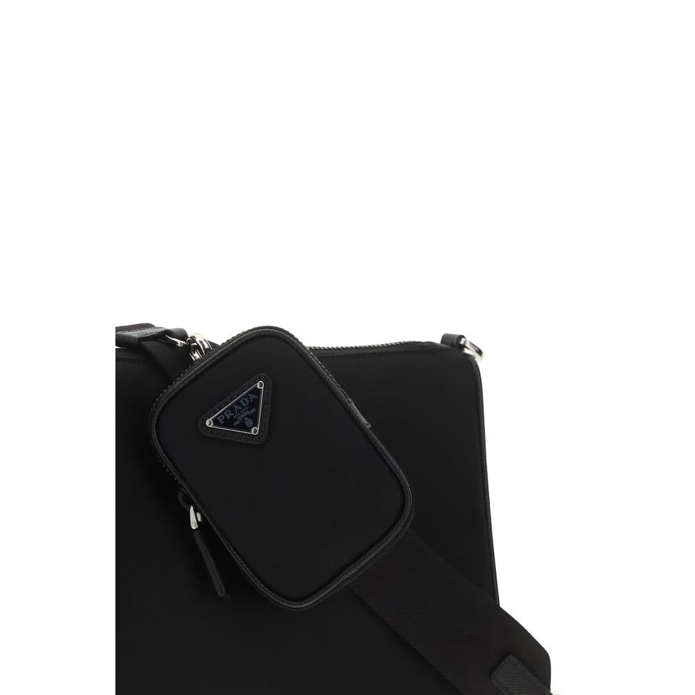 Prada Black Recycled Polyamide Shoulder Bag - 4