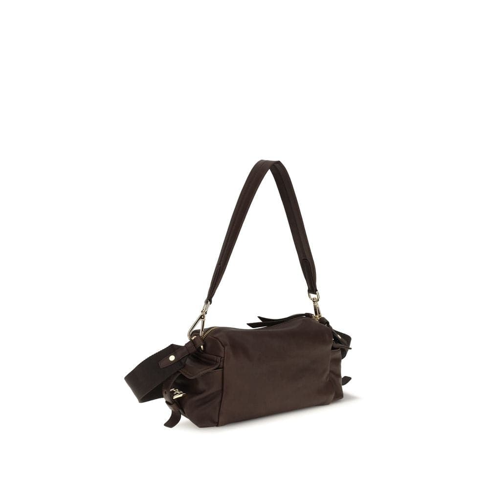 Prada Brown Napa Leather / Calf Bos Taurus Shoulder Bag - 3