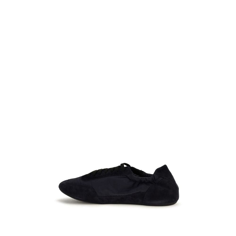 Prada Blue Calf Leather Bos Taurus Athletic Sneakers - 3