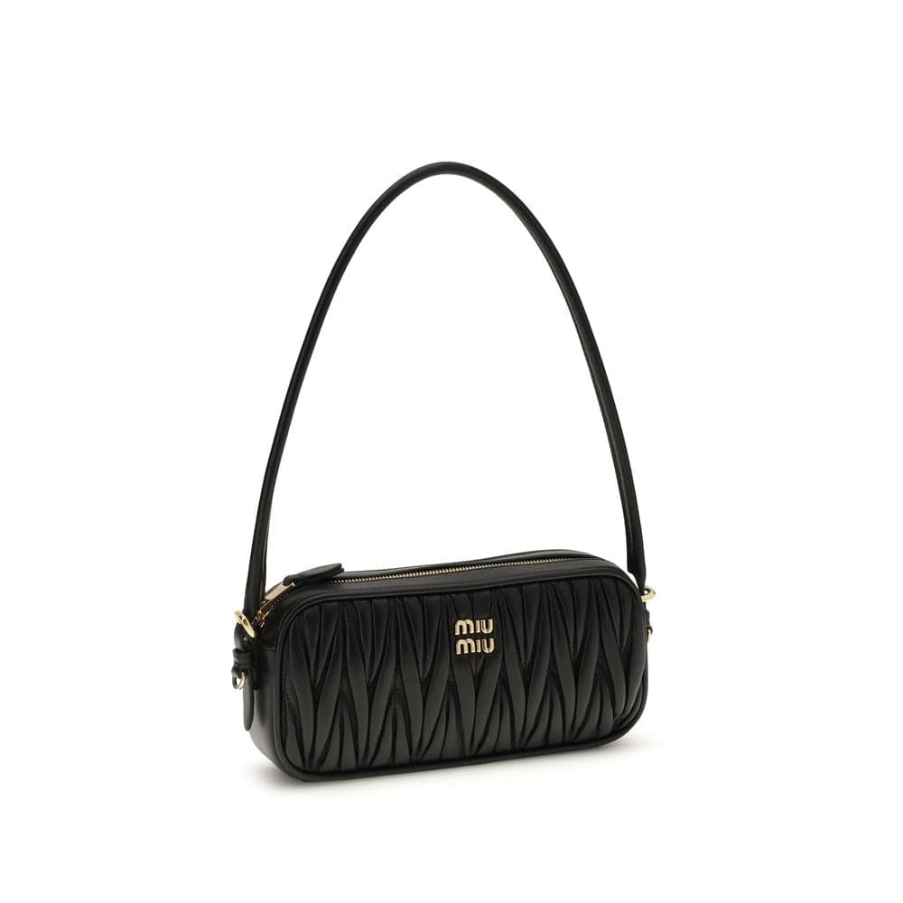 Miu Miu Black Lamb Ovis Aries Wallet - 2