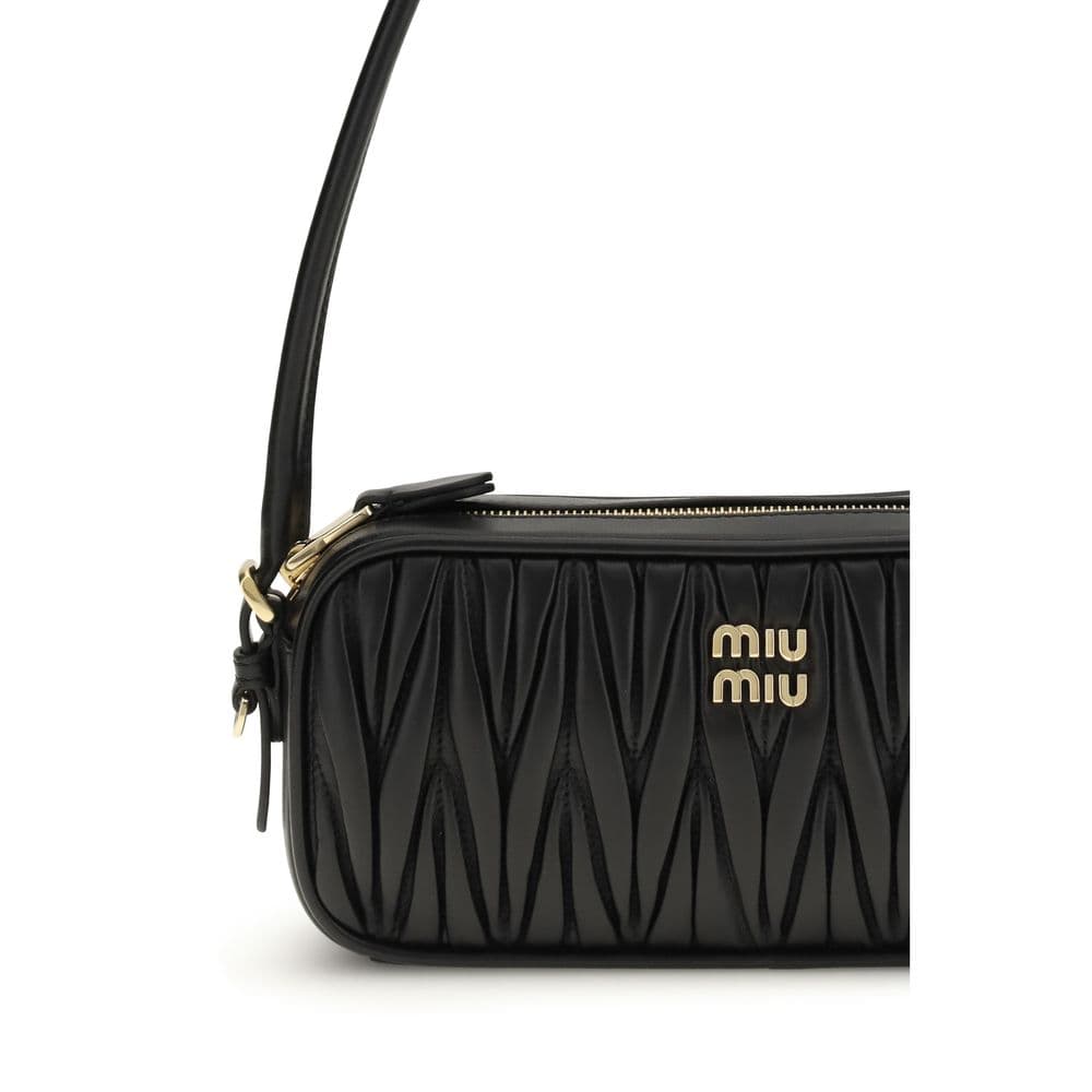 Miu Miu Black Lamb Ovis Aries Wallet - 4