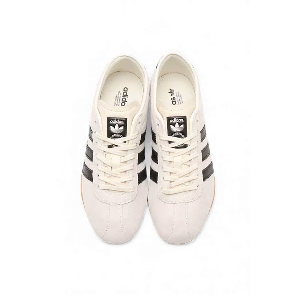 Adidas Originals Black And White Suede Leather Athletic Sneakers - 4