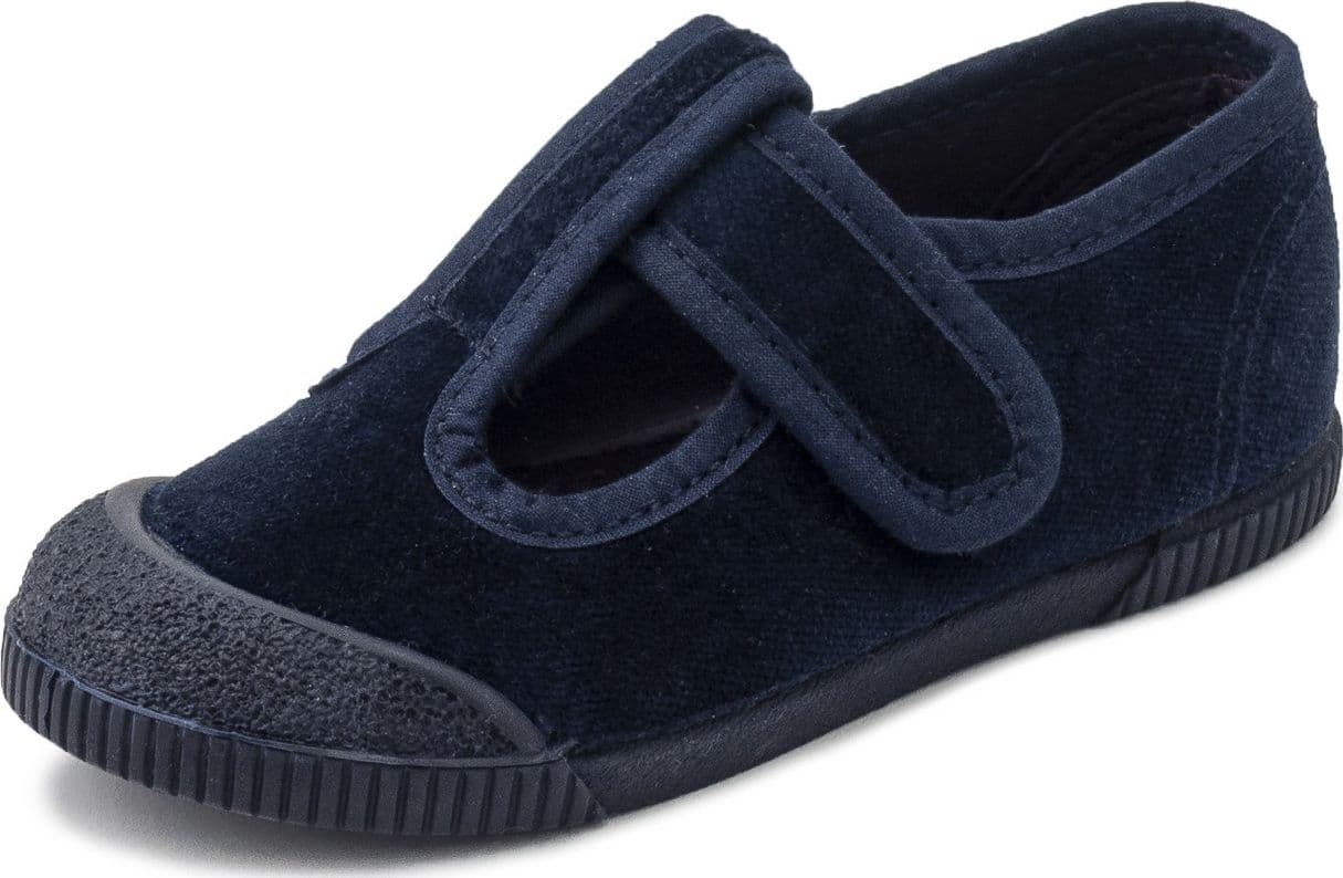 Scarpe occhio di bue barefoot velluto punta gomma - 3