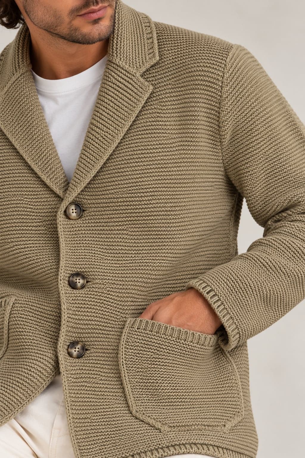 GIACCA CARDIGAN 3 BOTT - 2