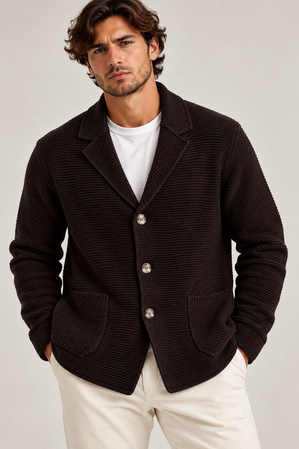 GIACCA CARDIGAN 3 BOTT - 3