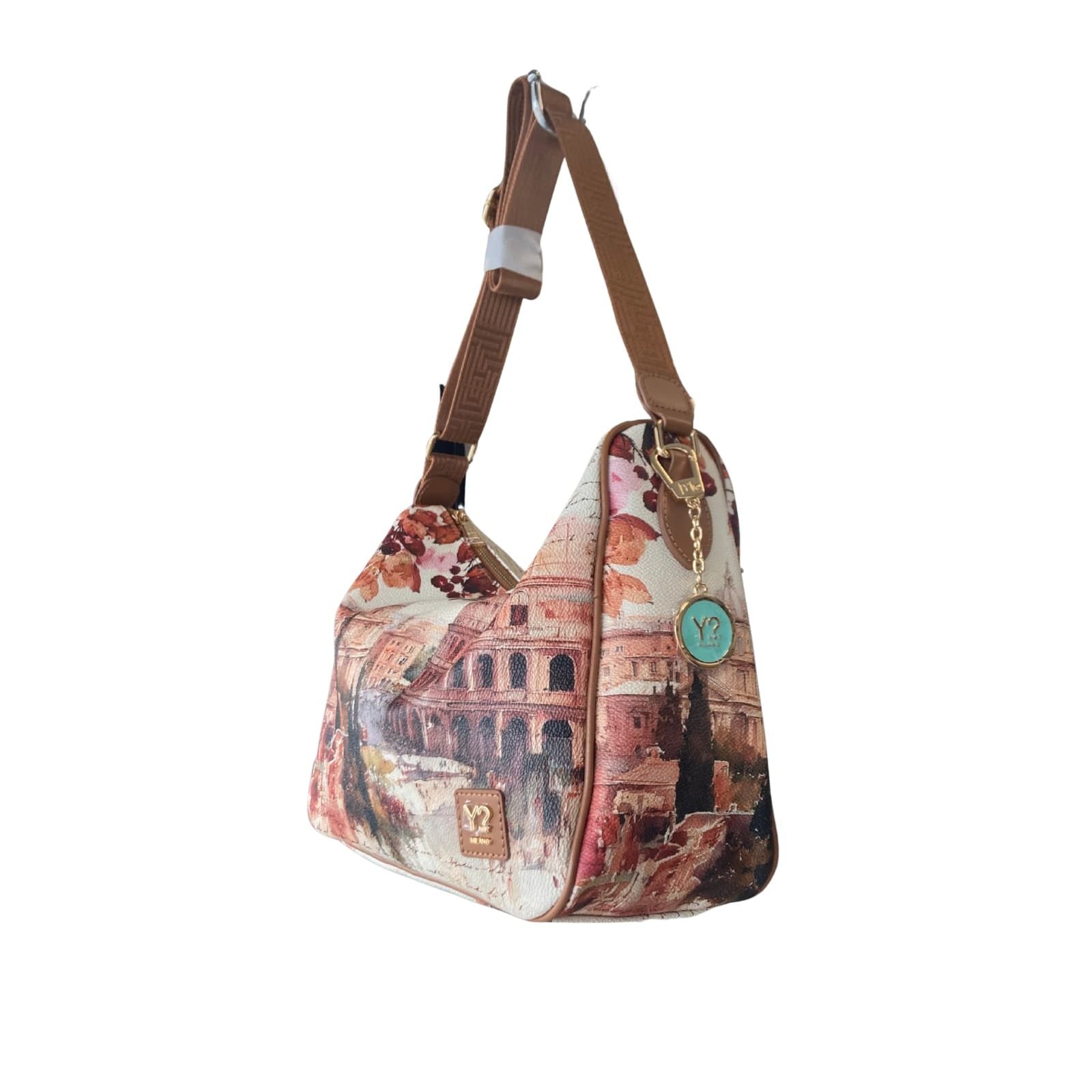 Ynot borsa a tracolla Dear Rome shoulder bag marrone - 3