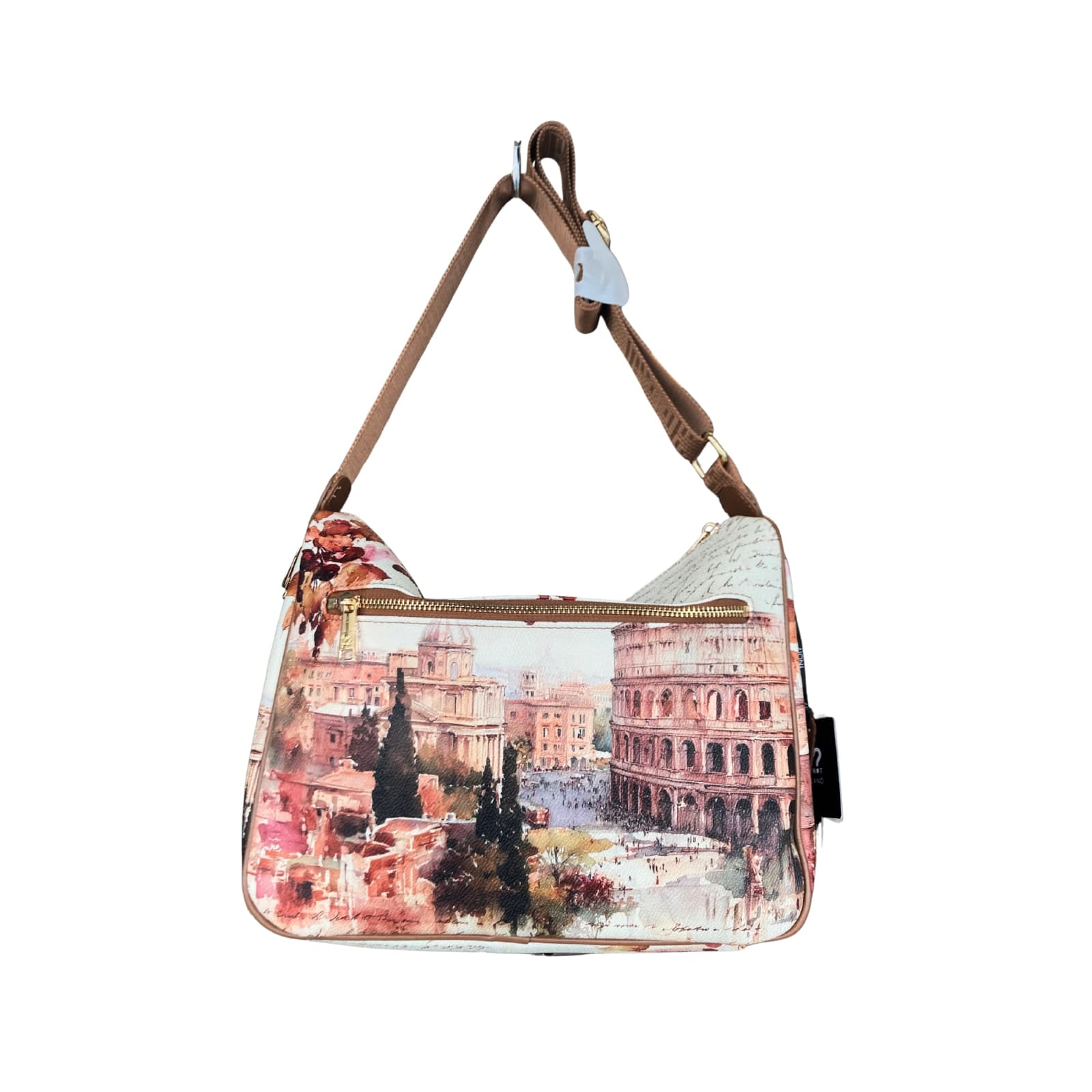 Ynot borsa a tracolla Dear Rome shoulder bag marrone - 4
