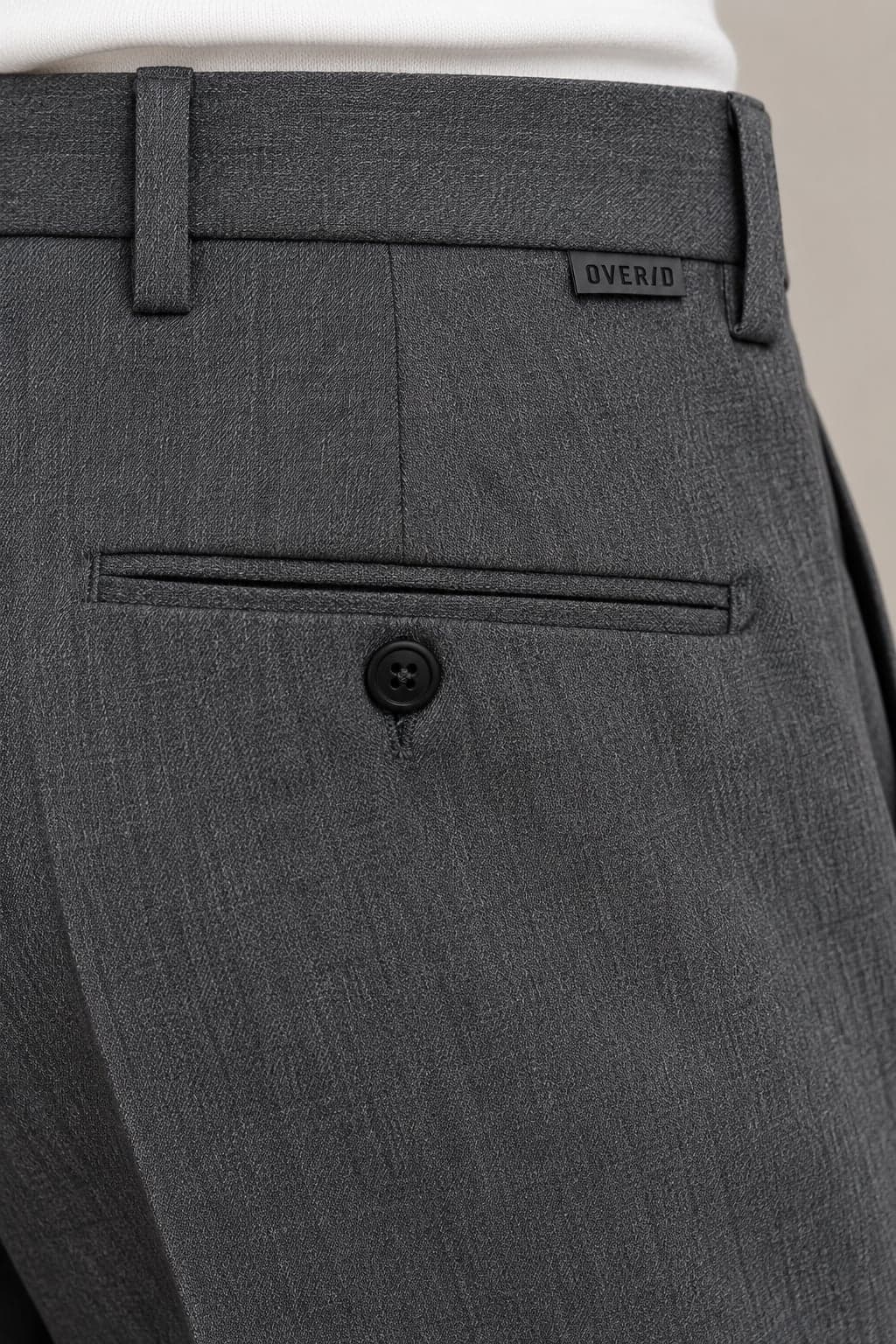 PANT. 'TAPERED FIT' 1 PINCE TASCHE DOPPIO - 7