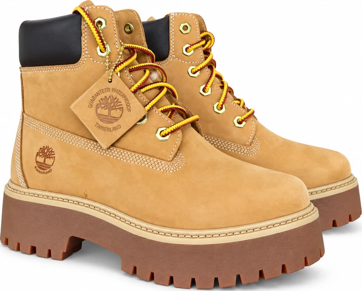 Timberland scarpone donna Stone Street 6 In Lace colore Wheat - 2